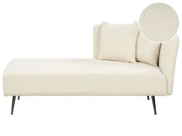 Høyrevendt sjeselong RIOM Bouclé Off white v:4663910 Høyrevendt sjeselong RIOM Bouclé Off white v:4663910