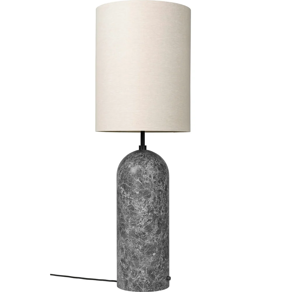 Gravity XL Gulvlampe Høy, Grå Marmor / Canvas v:4766486