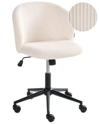Kontorstol MILES Kordfløyel Off white v:6330212