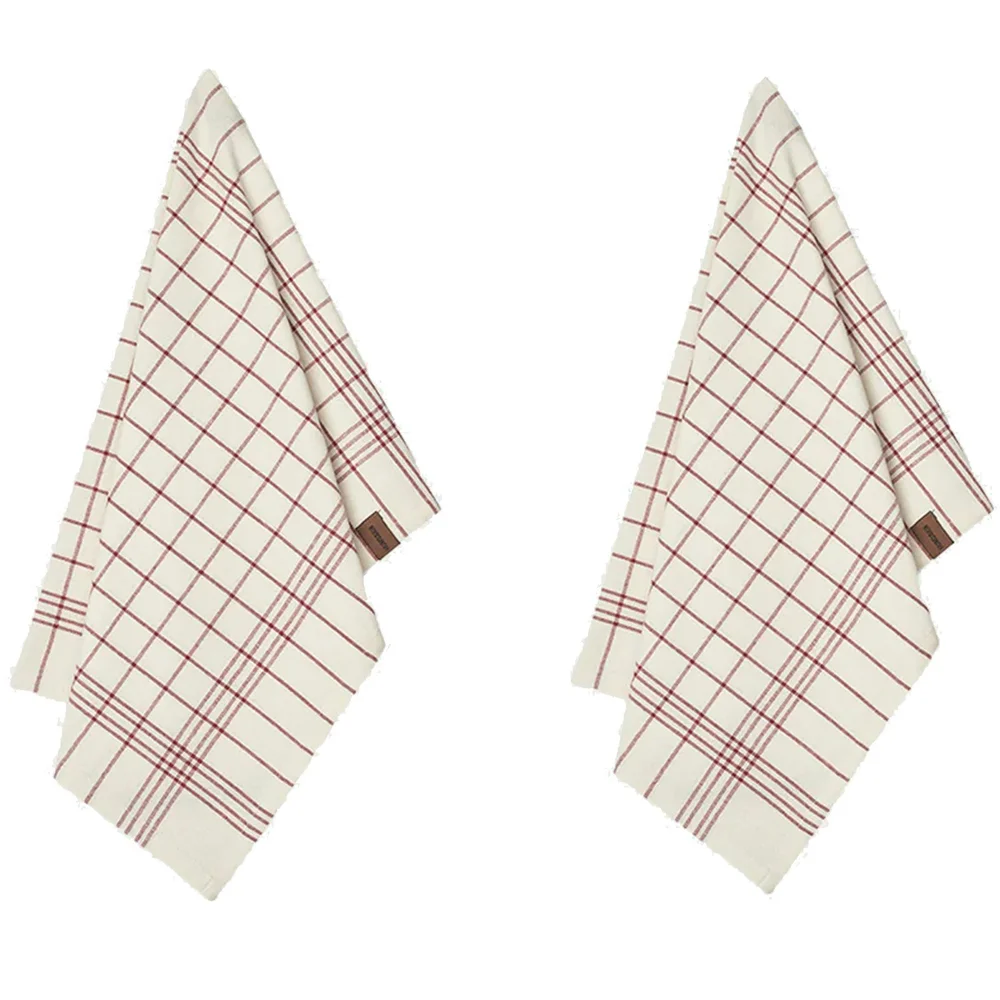 2-pack Christmas Kjøkkenhåndkle, Rød v:5613422