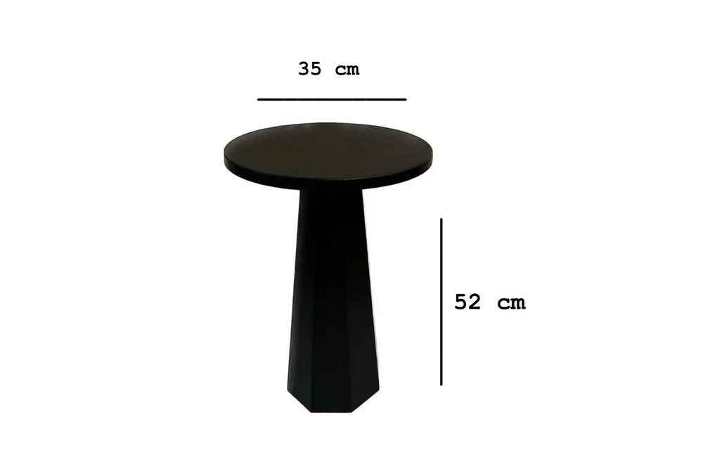 Sidebord Miu Svart v:7301913