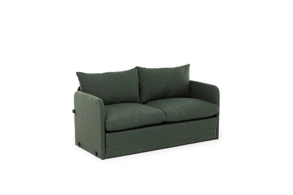 2-seters sovesofa Rubby (148 x 70 x 66 cm) Grønn v:2975885