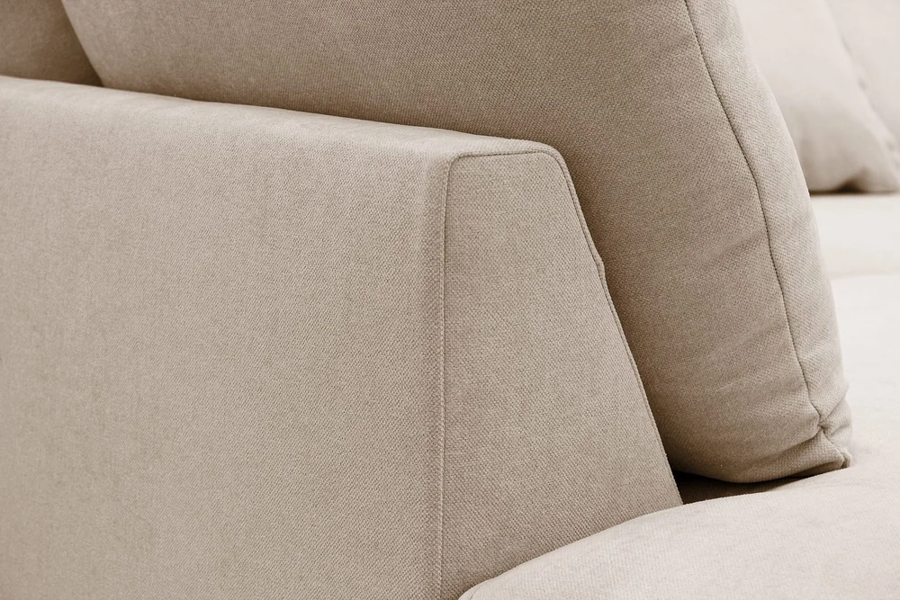 Rossita Lyx 5-seters venstrevendt U-formet ekstra dyp sofa med divan og sjeselong i stoff v:4262236