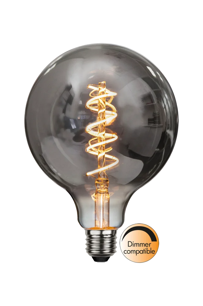 E27 G125 Decoled Spiral – Svart – Belysning | m v:333817 E27 G125 Decoled Spiral – Svart – Belysning | m v:333817
