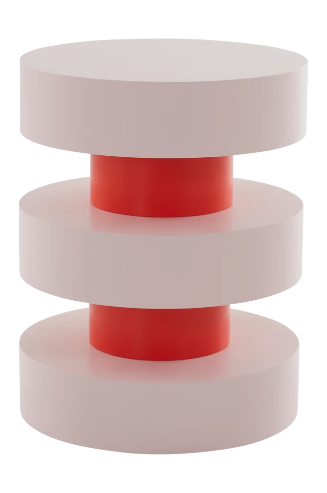 PORTELLO sidebord, diameter 40 cm – Rosa m v:7126765 PORTELLO sidebord, diameter 40 cm – Rosa m v:7126765