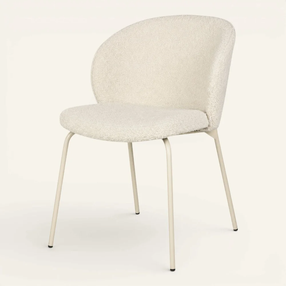 Spisestuestol multi beige - 57x49.5x80 cm v:1863100