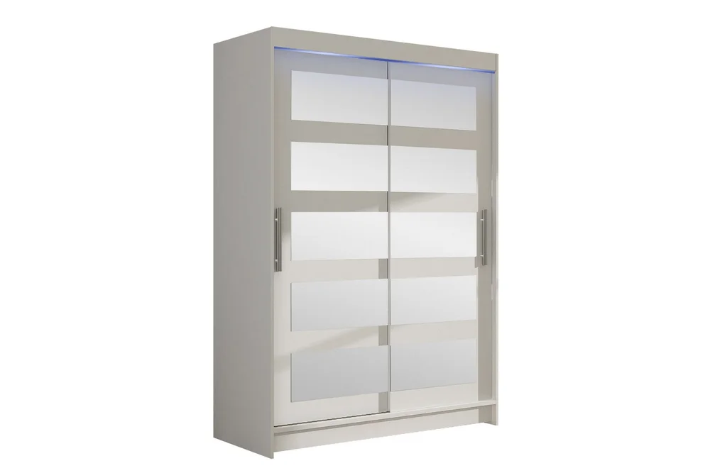 Biscayne Garderobeskap Med Speil 120×200 cm v:6313853