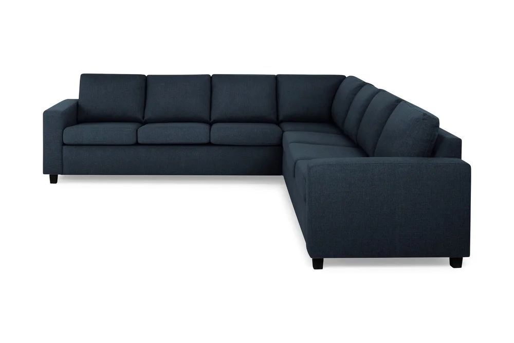 Crazy 6-seters Vendbar L-formet X-Large Hjørnesofa i Stoff v:3808876
