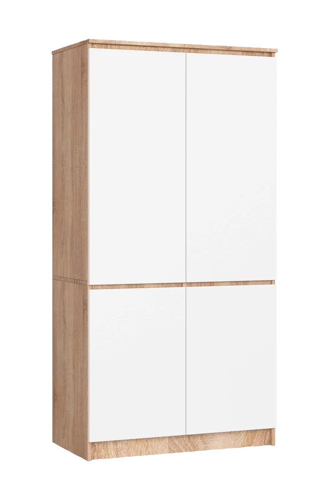 Akord Garderobe med 4 dører – Flerfarget m v:3312706