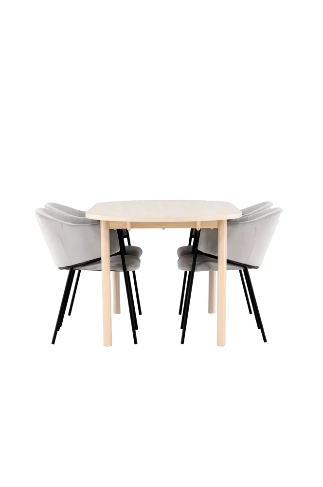 Andy spisebord med Evelina spisestol v:3525389 Andy spisebord med Evelina spisestol v:3525389