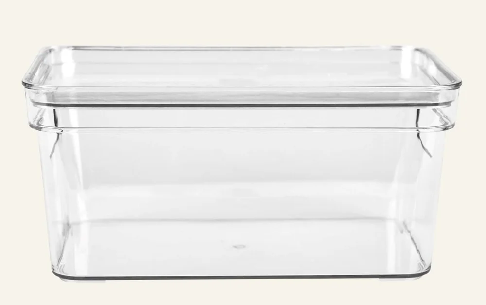Oppbevaringsboks transparent - 27x36x22 cm v:8506868