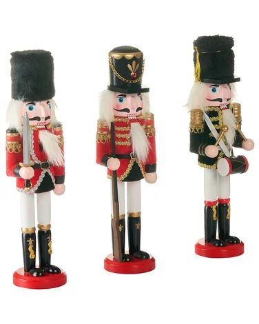 Dekorativ figur LAGAN 30 cm Nøtteknekker Rød v:7140145 Dekorativ figur LAGAN 30 cm Nøtteknekker Rød v:7140145