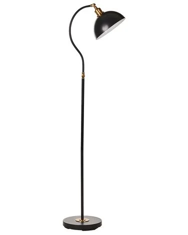 Gulvlampe LENNON Justerbar Metall Svart v:5046472 Gulvlampe LENNON Justerbar Metall Svart v:5046472