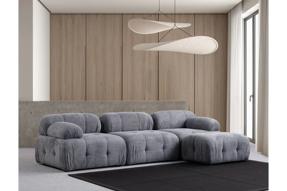 Belgin Sofa med Sjeselong 3-seter v:7935484