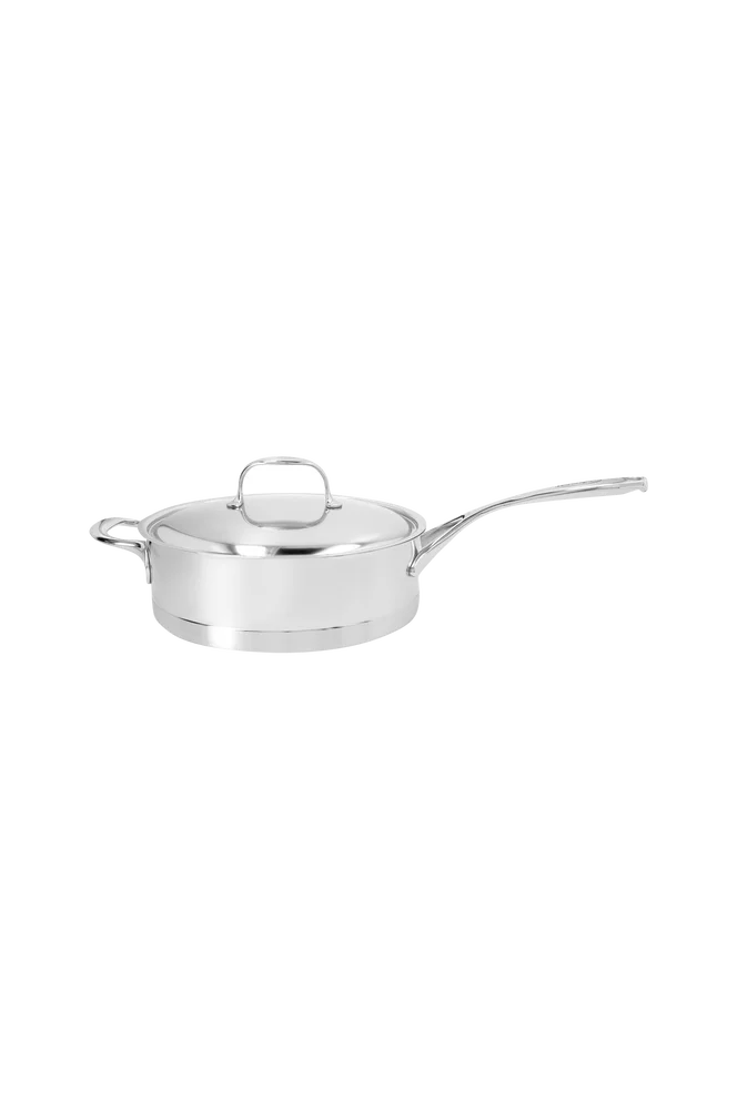 Traktørpanne med lokk 28 cm, 4,8 L Atlantis 7 – Sølv – Kjøkken & husholdning | m v:2802189