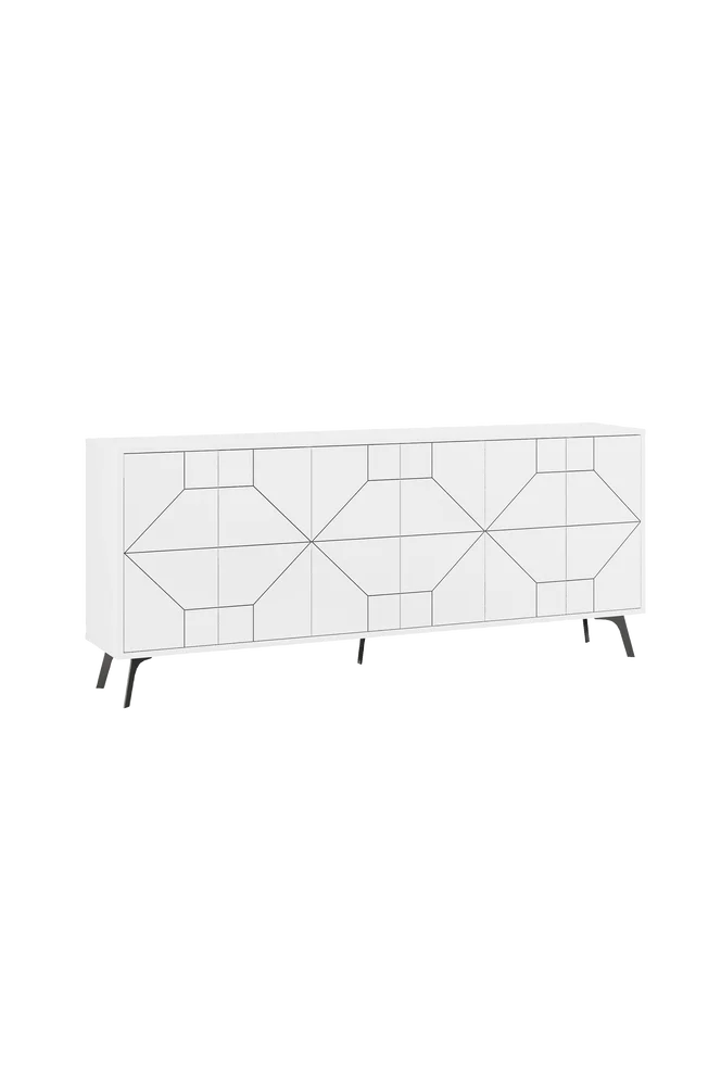 Avlastningsbord Dune Long – Hvit m v:5914407