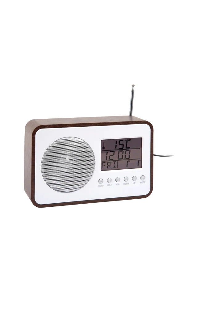 Alarmklokke Fm Radio – Brun – Dekor | m v:4350680