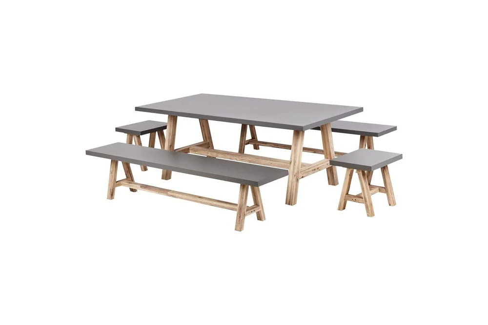 Matbord Grå, Brun v:2133611