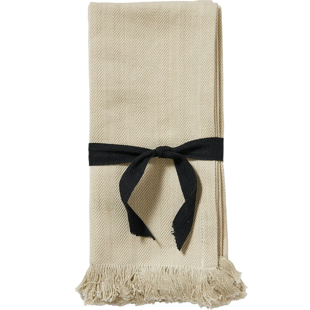 Umami Serviett 45x45 cm 2-pk, Grå / Sand v:4739668