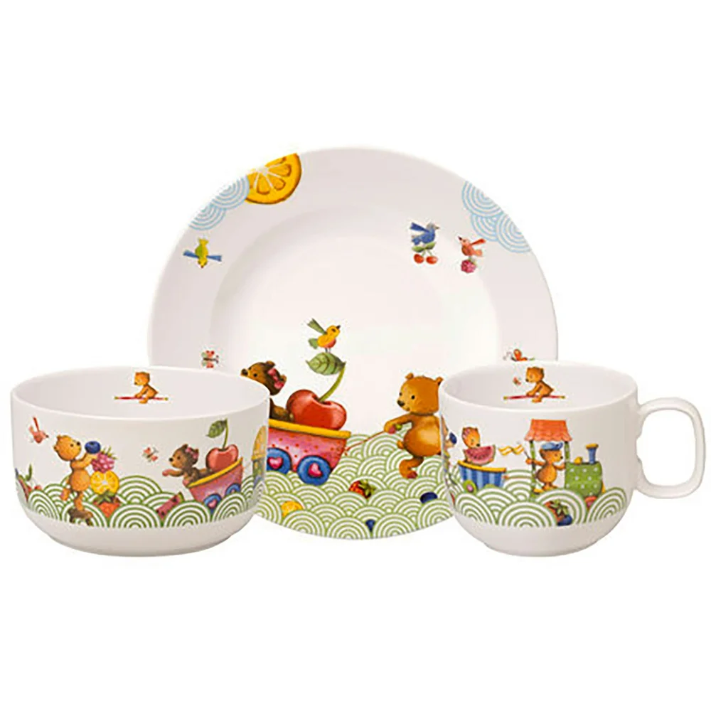 Barneservise 3 Deler , Hungry Bear v:684817