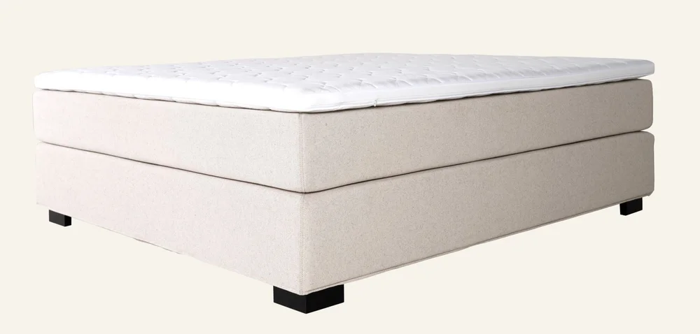 Kontinentalseng medium/fast natur – 180×200 cm v:6578960