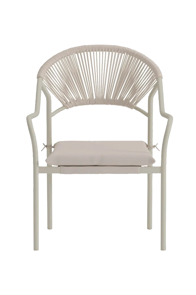 Paros Dining Chair – Beige – Utemøbler & hage | m v:9307292