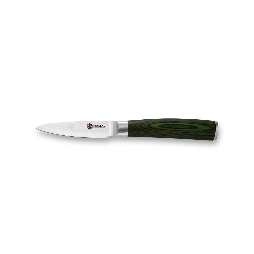 Hexclad grønnsakskniv 67-lags damaskus 9 cm v:4080335 Hexclad grønnsakskniv 67-lags damaskus 9 cm v:4080335