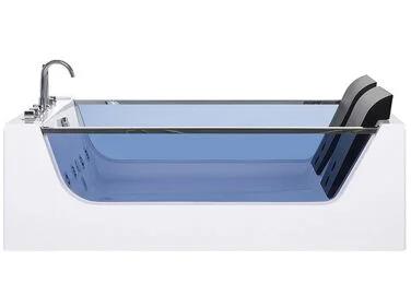 Hjørneboblebad med LED CURACAO 180 x 120 cm Hvit v:5133965 Hjørneboblebad med LED CURACAO 180 x 120 cm Hvit v:5133965