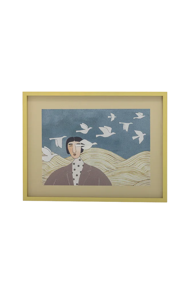 Flyvielle illustrasjon med ramme - Flerfarget - Dekor | m v:662925