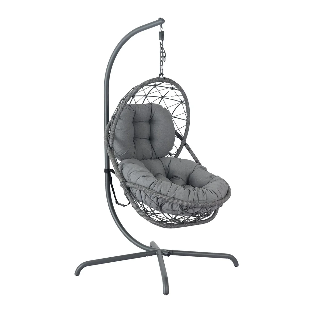 Hengestol HOME4YOU Amara 134x134x196 cm mørkegrå v:2580734 Hengestol HOME4YOU Amara 134x134x196 cm mørkegrå v:2580734