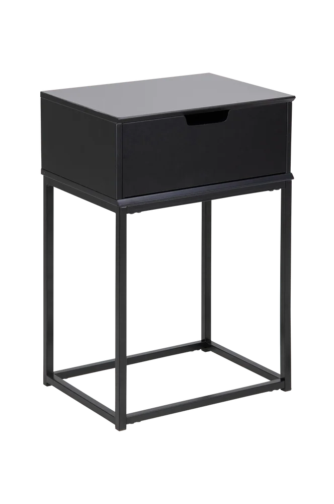 Nattbord Meja – Svart m v:8608735 Nattbord Meja – Svart m v:8608735