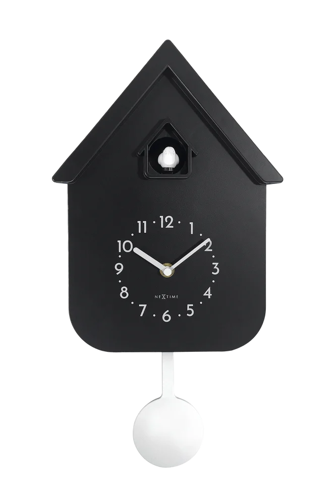 Veggklokke Twitter 21,5x41,5 cm - Svart - Dekor | m v:9836957
