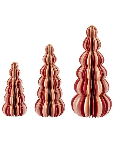 Sett med 3 figurer DHAULAGIRI 15/20/25 cm Juletre Rød v:9747732 Sett med 3 figurer DHAULAGIRI 15/20/25 cm Juletre Rød v:9747732