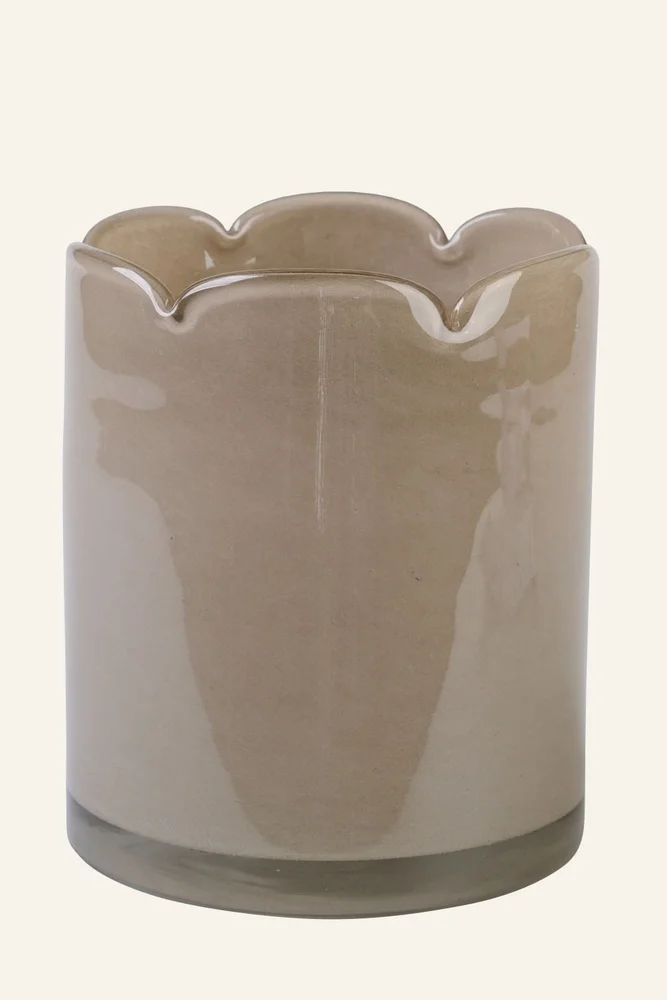 Telysholder greige – 12x12x12 cm v:8299598 Telysholder greige – 12x12x12 cm v:8299598