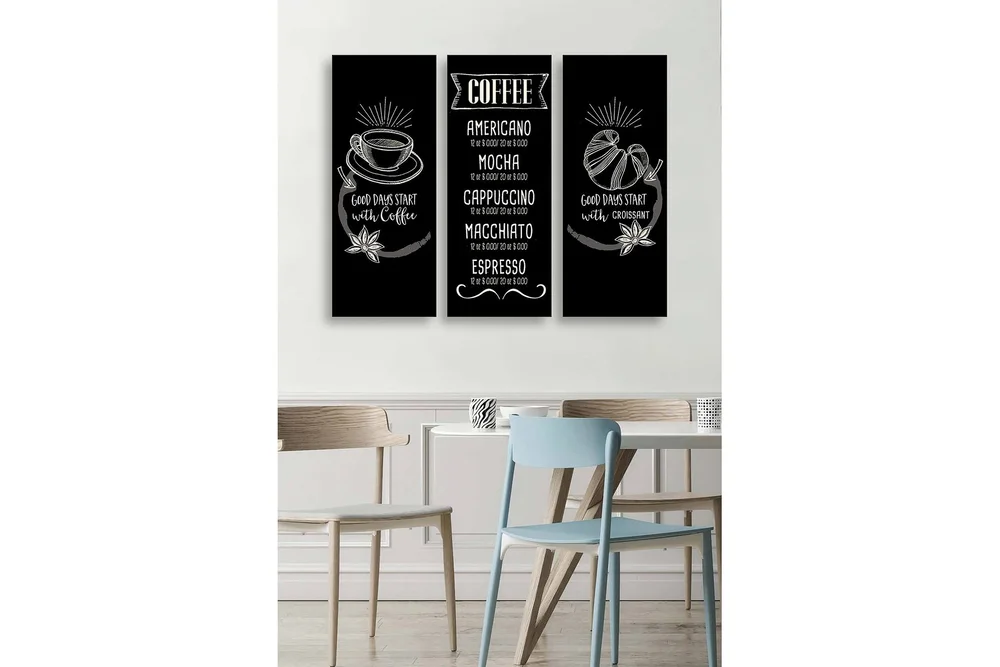 Decorative MDF Painting (3 Pieces) 20x50 v:8782854