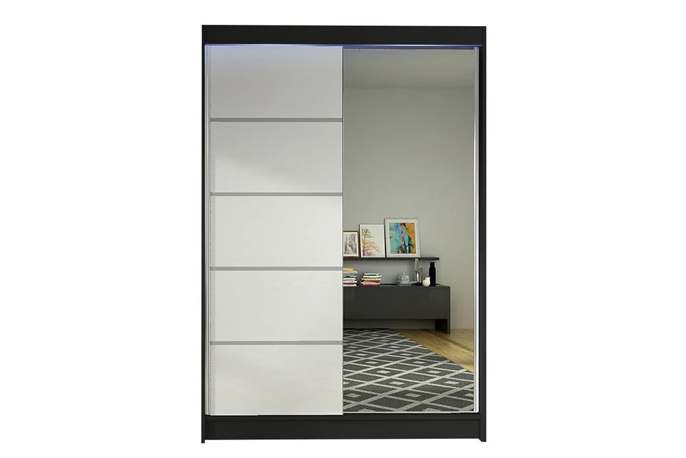 Liverpool Garderobe med Speil 120×200 cm v:1111902 Liverpool Garderobe med Speil 120×200 cm v:1111902
