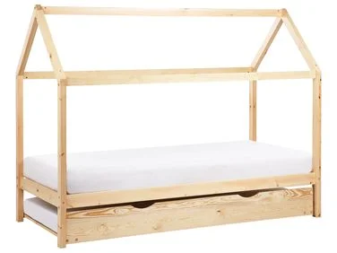 Uttrekksseng for barn Furutre CRILLON 90 x 200 cm Lysebrun v:2623366