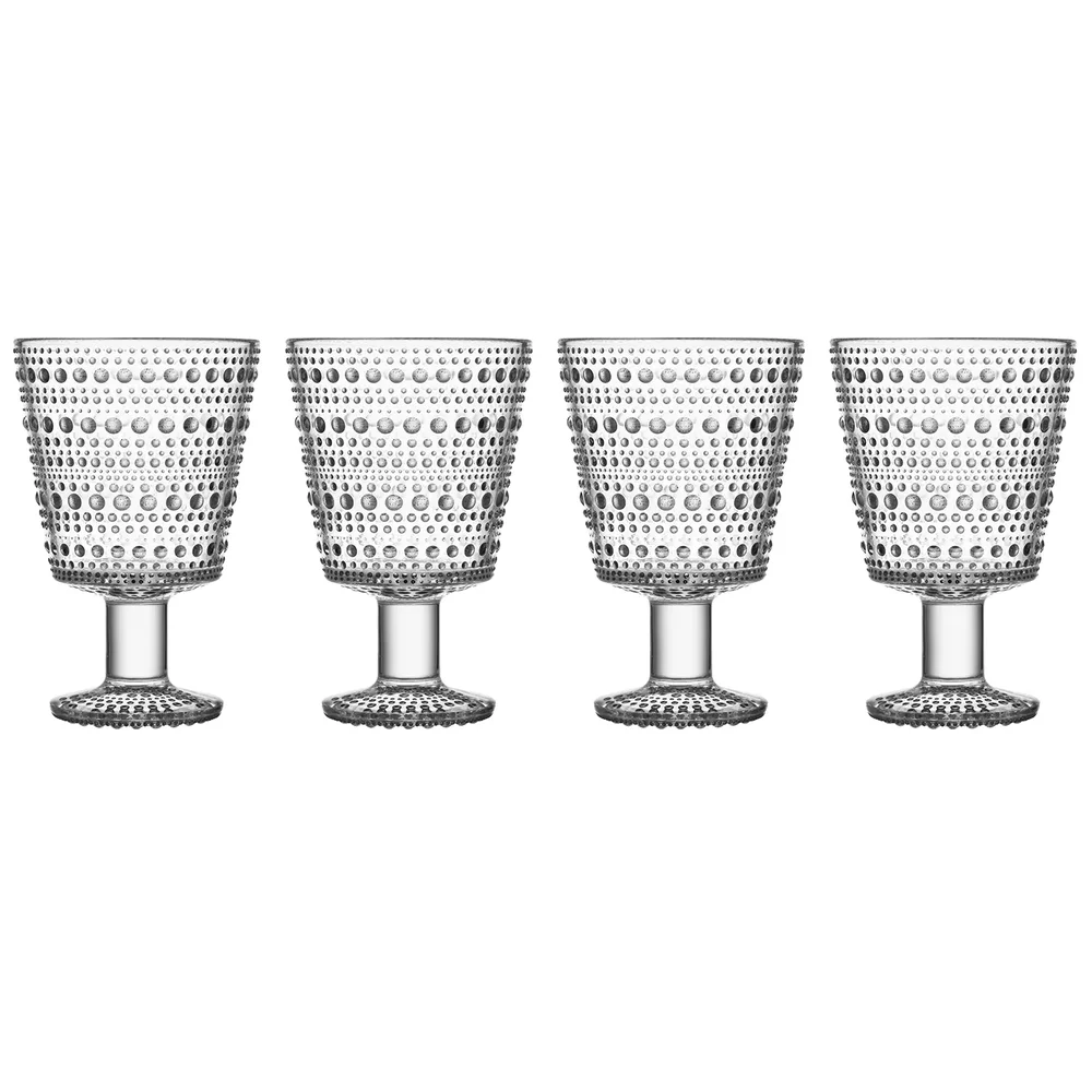 Kastehelmi drikkeglass på fot 26 cl 4-stk. v:3176067 Kastehelmi drikkeglass på fot 26 cl 4-stk. v:3176067