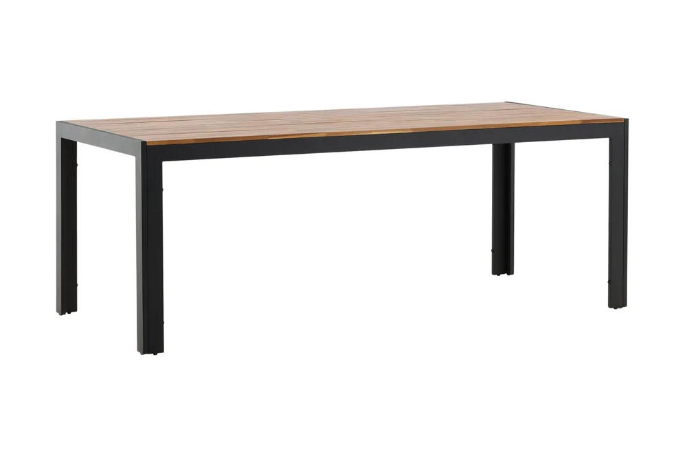 Bois Spisebord 200 cm Svart/Brun v:8742427 Bois Spisebord 200 cm Svart/Brun v:8742427