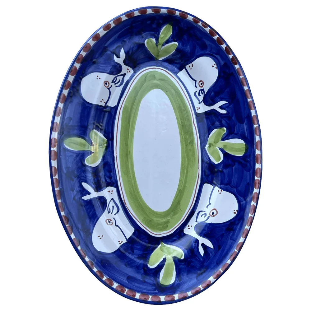 Amalfi Serveringsfat 37 cm, Blå v:9699660
