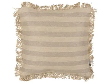Pyntepute CIRSIUM 45 x 45 cm Jute Beige Stripete mønster v:5625314 Pyntepute CIRSIUM 45 x 45 cm Jute Beige Stripete mønster v:5625314