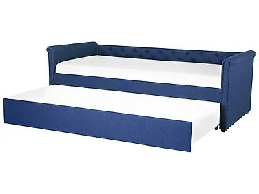 Uttrekksseng LIBOURNE 80 x 200 cm Marineblå v:1355285