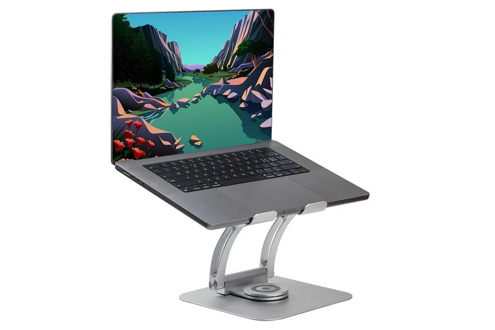 Laptopstativ Desire2 Supreme Dual Pivot Plus Silver v:6921874 Laptopstativ Desire2 Supreme Dual Pivot Plus Silver v:6921874