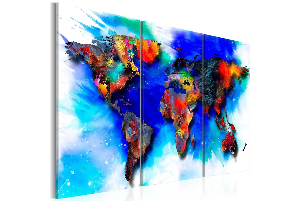 Bilde Rainbow Map 60x40 v:6283250