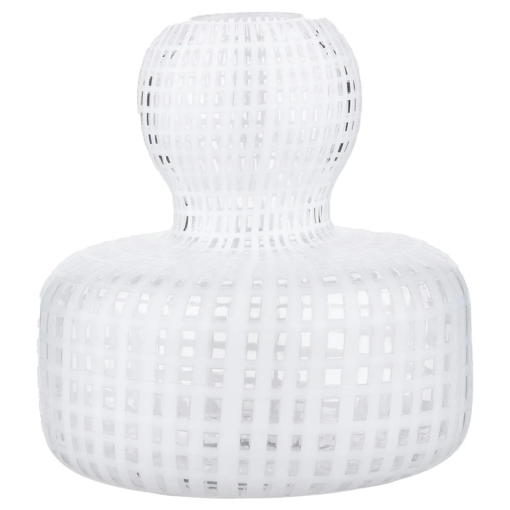 Filigree Vase Hvit/Klar v:7433757 Filigree Vase Hvit/Klar v:7433757
