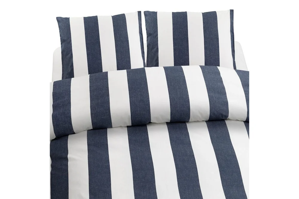 Dynetrekksett Dobbeltseng 3-Dels Block Stripe v:4363189 Dynetrekksett Dobbeltseng 3-Dels Block Stripe v:4363189