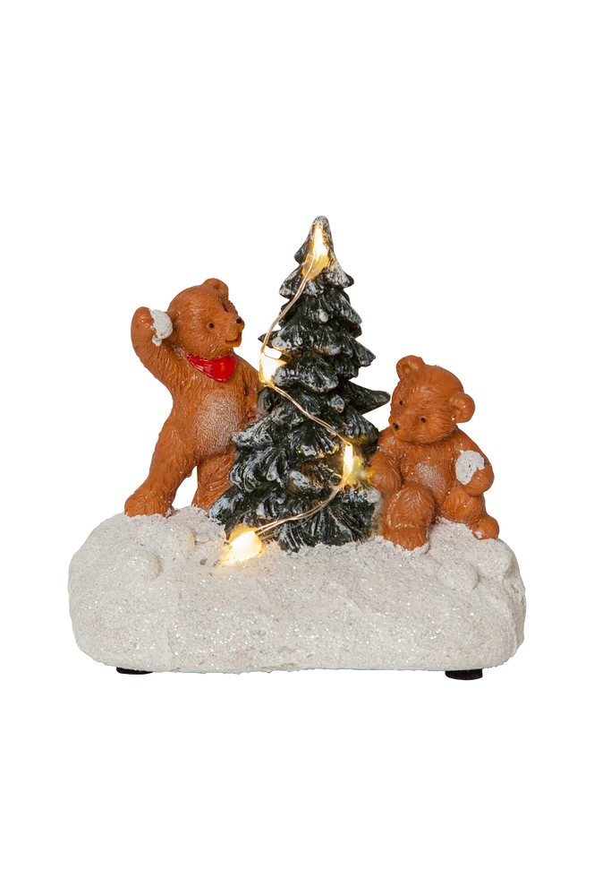 Tedville 10cm – Flerfarget – Belysning | m v:8089139