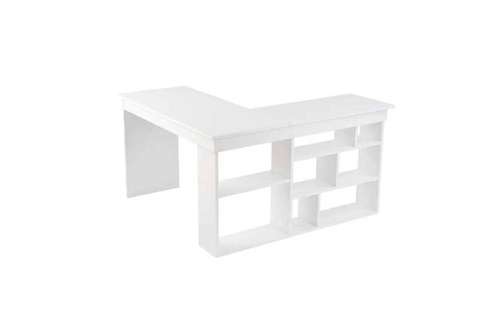 Studiebord Regar Naturlig Hvit v:4586918