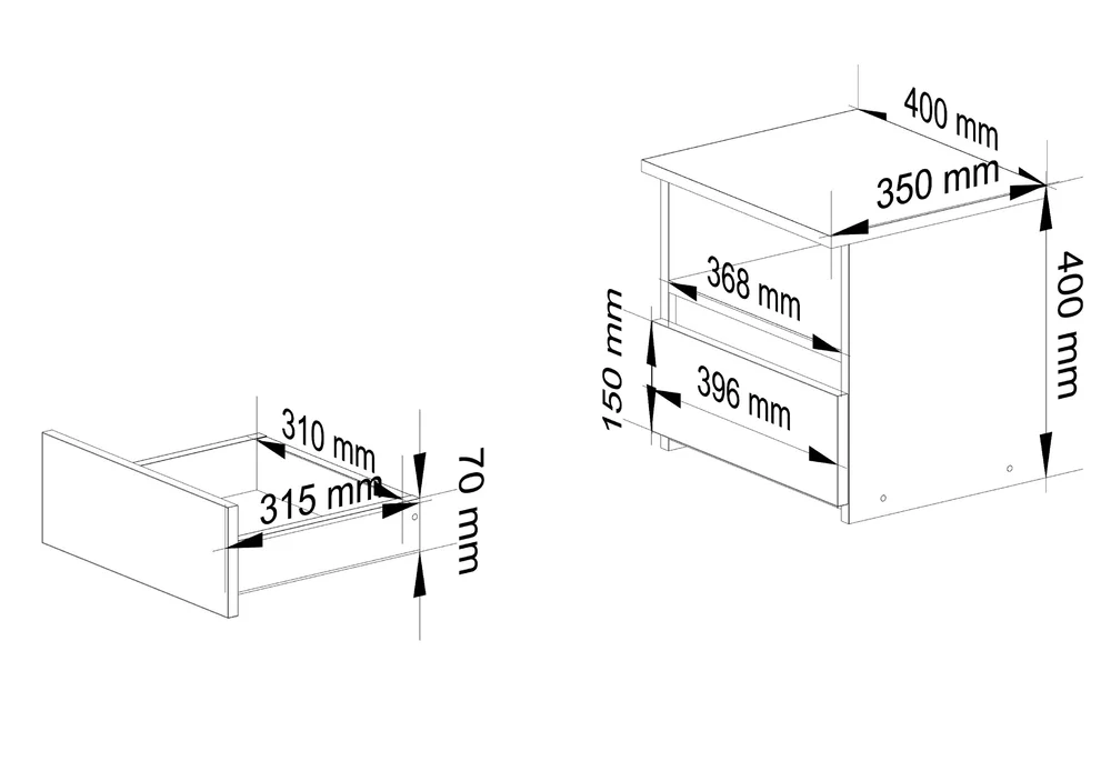 Akord CL1 kommode – Flerfarget m v:5454504