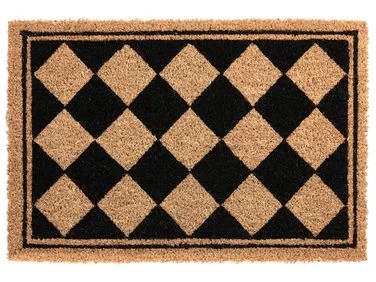 Dørmatte CARDONA Beige/svart 40 x 60 cm Kokosfiber v:5092494 Dørmatte CARDONA Beige/svart 40 x 60 cm Kokosfiber v:5092494